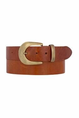 NEW AMSTERDAM HERITAGE women's andrea leather belt in camel